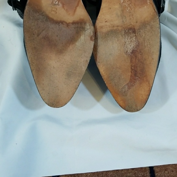 L.A.M.B Nenetta black suede booties sz 7.5 - Picture 8 of 8